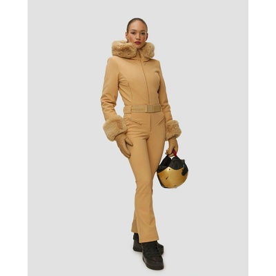 Goldbergh Vita Ski Suit Faux Border caramello