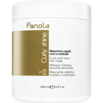 Fanola Curly Shine подхранваща маска за чуплива и къдрава коса 1000ml