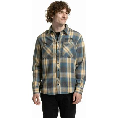 Meatfly мъжка риза Kurt Cream / Blue Meatfly | Sin | МЪЖЕ | S