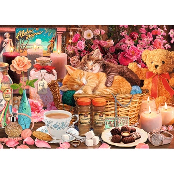 Image 1 of Trefl - Puzzle Puzzle Premium Plus Tea Time: All Things Nice - 1 000 piese