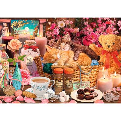 Trefl - Puzzle Puzzle Premium Plus Tea Time: All Things Nice - 1 000 piese