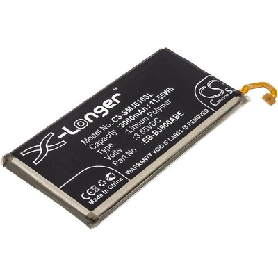 Cameron Sino Батерия за Samsung Galaxy A6 2018, Samsung Galaxy J6 2018 (eq. Samsung EB-BJ800ABE), 3000 mAh (CS-SMJ610SL)
