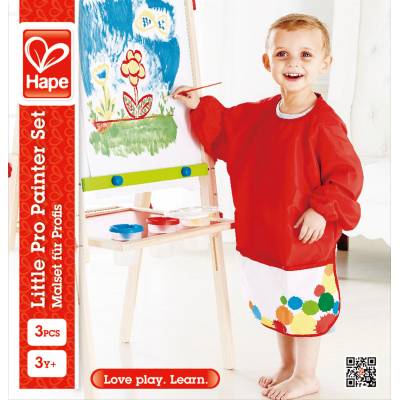 HaPe International Комплект за рисуване Hape - Престилка, палитра и четка (H1051)