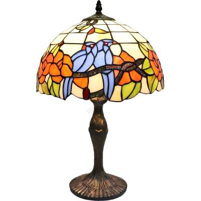 Brilagi - Tiffany витражна настолна лампа JUNGLE 1xE27/60W/230V (BG4380)