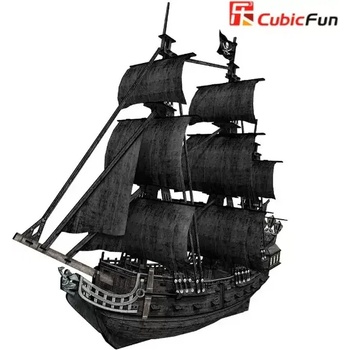 CubicFun 3D пъзел с 328 части CubicFun - Кораб Queen Annes