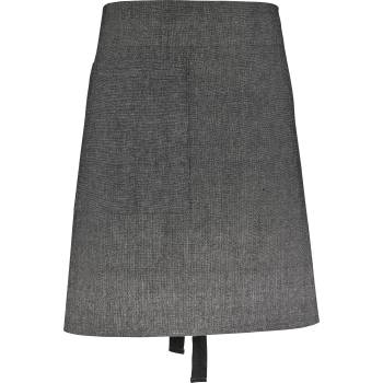 Södahl Кухненска престилка Chambray Organic къса сива (12068)