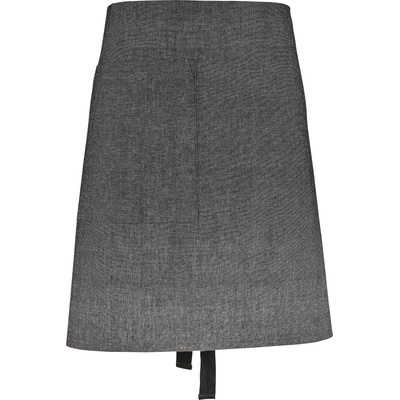 Södahl Кухненска престилка Chambray Organic къса сива (12068)