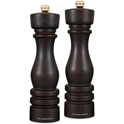 Cole & mason (Англия) Комплект мелнички за сол и пипер COLE & MASON LONDON - 22 см - цвят тъмен шоколад (Cole & Mason H 233020)