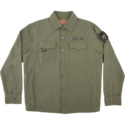 Santa Cruz Stranger Things Crawl Utility L/S Jacket Army