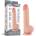 Lovetoy 9.5'' Sliding Skin Dual Layer Kolík Tělová barva