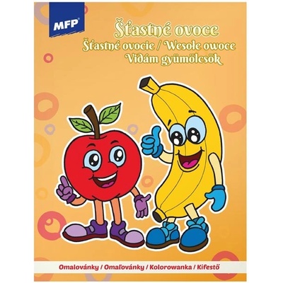 MFP 5301135 Omalovánky A4 Šťastné ovoce 210x276mm
