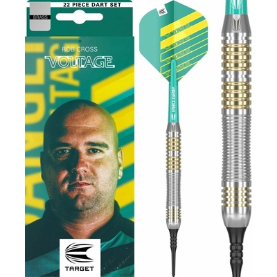 Sada soft šípok TARGET Rob Cross 18g BRASS
