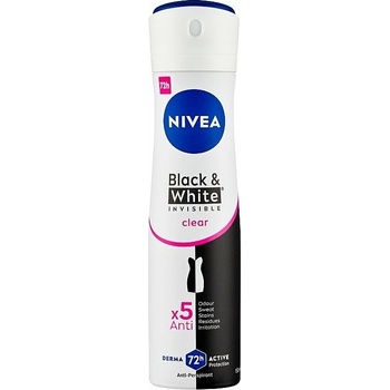 Nivea Invisible for Black & White Clear deospray 100 ml