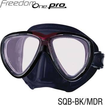 TUSA маска freedom one pro черна/тъмно червен металик (tus m-211sqb bk/mdr)