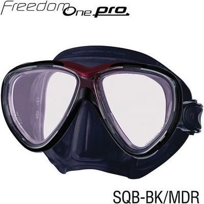 TUSA маска freedom one pro черна/тъмно червен металик (tus m-211sqb bk/mdr)