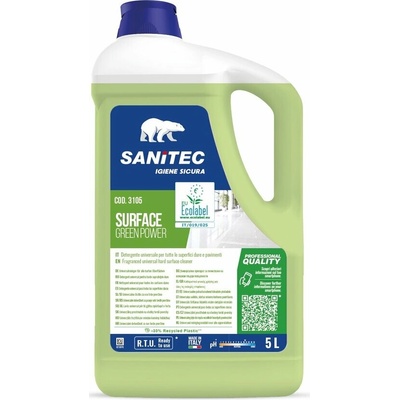 Sanitec Eco Surface Green Power čistič podláh 5 l