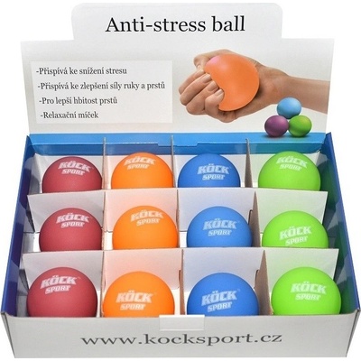 Antistressball John 7cm vínová – Zboží Dáma