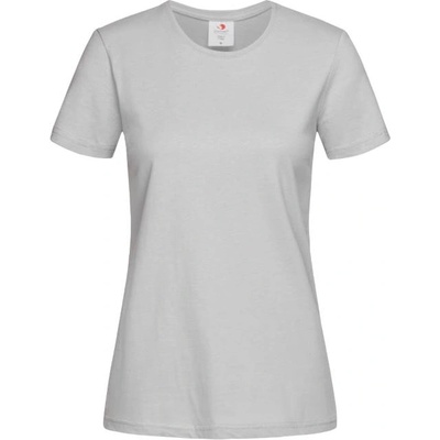 Stedman CLASSIC-T / Дамска обикновена тениска - меко сива XS (052600q3000)