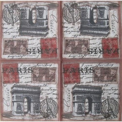 Nostalgie servítky Paris 33x33cm