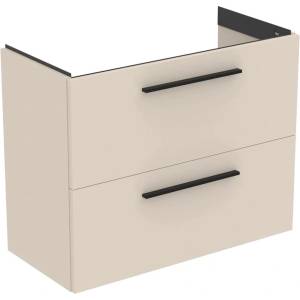 Ideal Standard i. life S стенен долен шкаф с 2 чекмеджета, бежов - пясъчен, 80 см (T5295NF)