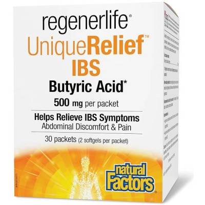 Natural Factors Regenerlife UniqueRelief IBS, 30 пакетчета х 2 капсули, Natural Factors (1928 NF)