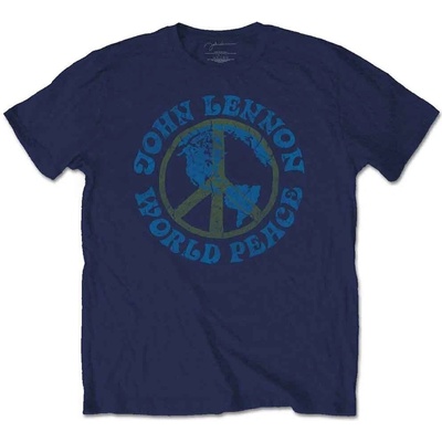 John Lennon World Peace Navy Blue L Риза (JLTS16MN03)