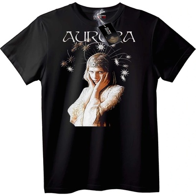 NOONEBRAND Тениска Аврора Небесна - S, Black