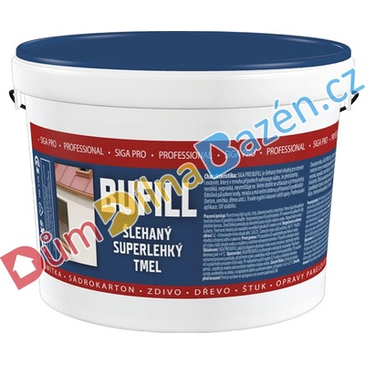 Siga Pro Bufill šlehaný tmel 1000 ml bílá