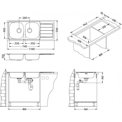 Alveus Line 100 Satin