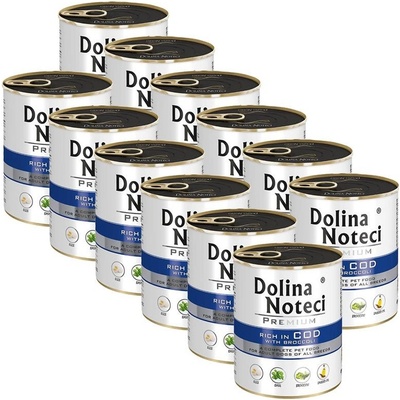 Dolina Noteci Premium Adult Dog Rich in Cod with Broccoli 12 x 800 g