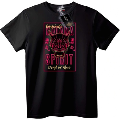 NOONEBRAND Тениска Дух на Катана - XS, Black