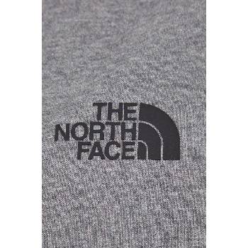 The North Face Суичър The North Face Simple Dome Full Zip Hoodie в сиво с качулка с меланжов десен NF0A89FDDYY1 (NF0A89FDDYY1)