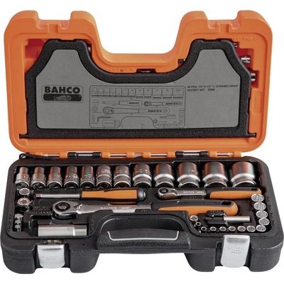 Bahco Sada nástrčných kľúčov a bitov 1/4 a 1/2 S560