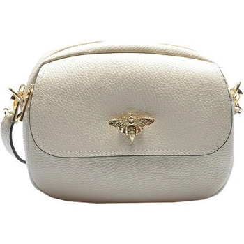 Renata Corsi dámska kožená crossbody kabelka RC1824 Beige