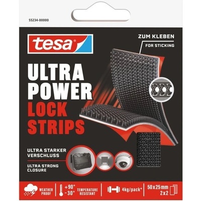 Tesa tesa® Ultra Power Lock samolepicí suchý zip – proužky, 2 cm x 25 mm (55234-00000-00)