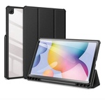 Dux Ducis Samsung Tab S6 Lite 10.4 LTE DUX DUCIS TOBY калъф, стоящ, активен FLIP, кожен ефект, поставка за молив, BLACK GP-145252 (GP-145252)