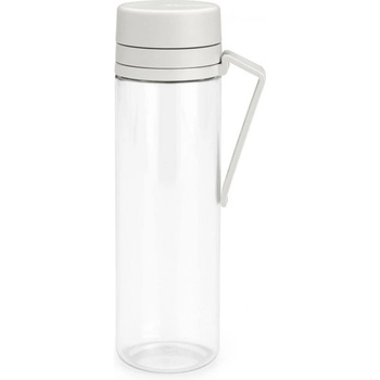 Brabantia Бутилка Brabantia Make&Take 1006280, 500 мл, С цедка, Защита от разливане, Широк отвор, Светлосив/прозрачен (1006280)
