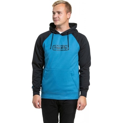 Meatfly technická mikina Gravel blue / černá