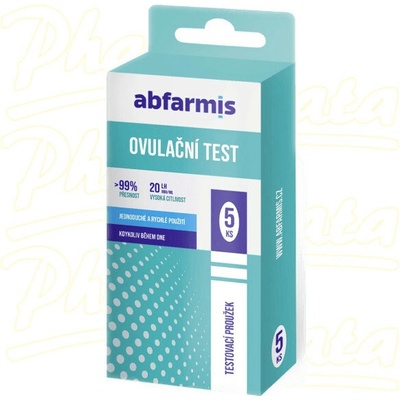 Abfarmis Ovulační test 20mIU/ml 5 ks