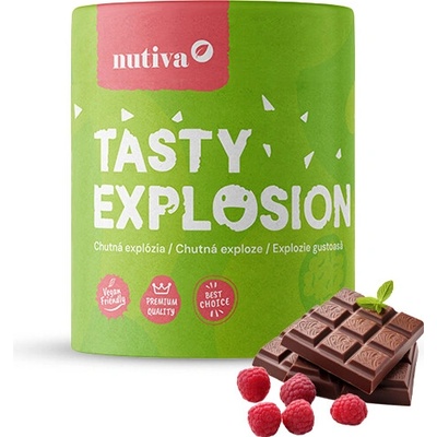 Nutiva Lyofilizované maliny v horkej čokoláde 150 g