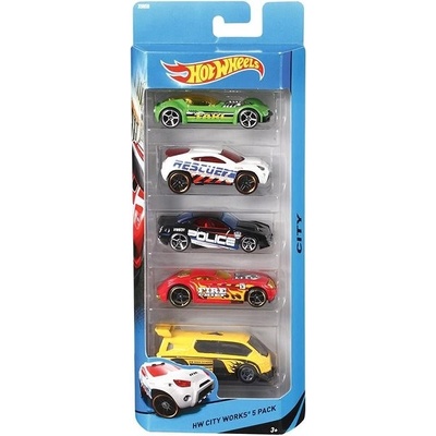 Hot Wheels Angličáky 5 ks