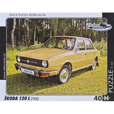 Retro-Auta č. 35 ŠKODA 120 L 1976 40 dílků