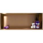 BALNEO Вграден рафт Balneo Wall-Box правоъгълен, 90x30x10 см, матово медно покритие (OB-CO6)