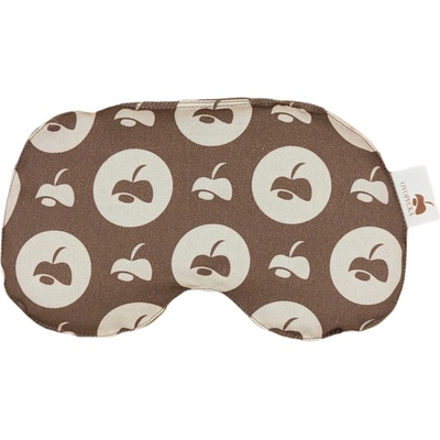 Ovopecka nahřívací polštářek na oči Ovo-hnědá 22x13 cm