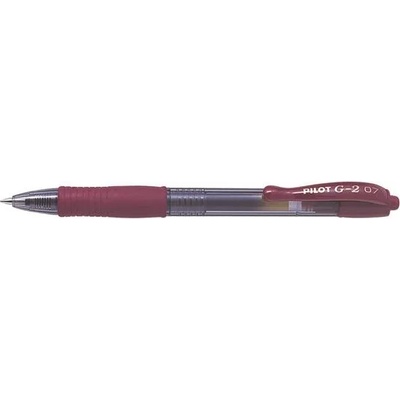Pilot Гел писалка, 0, 32 мм, с бутон, pilot "g-2", бордо bl-g2-7-dr (bl-g2-7-dr)