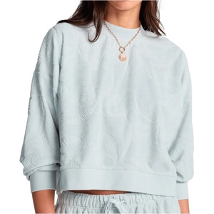 Billabong Дамски пуловер Billabong Women's Tempo Crew Jumper - Mist Blue (117-3557-0113)