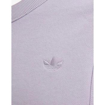 Adidas Originals Embroidered Logo Crew Neck Sweatshirt Purple