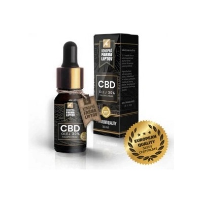 Konopná Farma Liptov CBD OLEJ 30% 10 ml