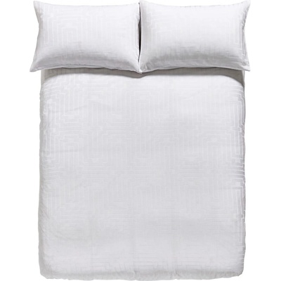 Bianca Бяло памучно сатенено спално бельо за единично легло 135x200 cm - Bianca (BD/57122/R/SQS/WH)