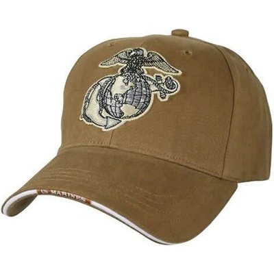 ROTHCO baseball USMC GLOBE & ANCHOR COYOTE 9827